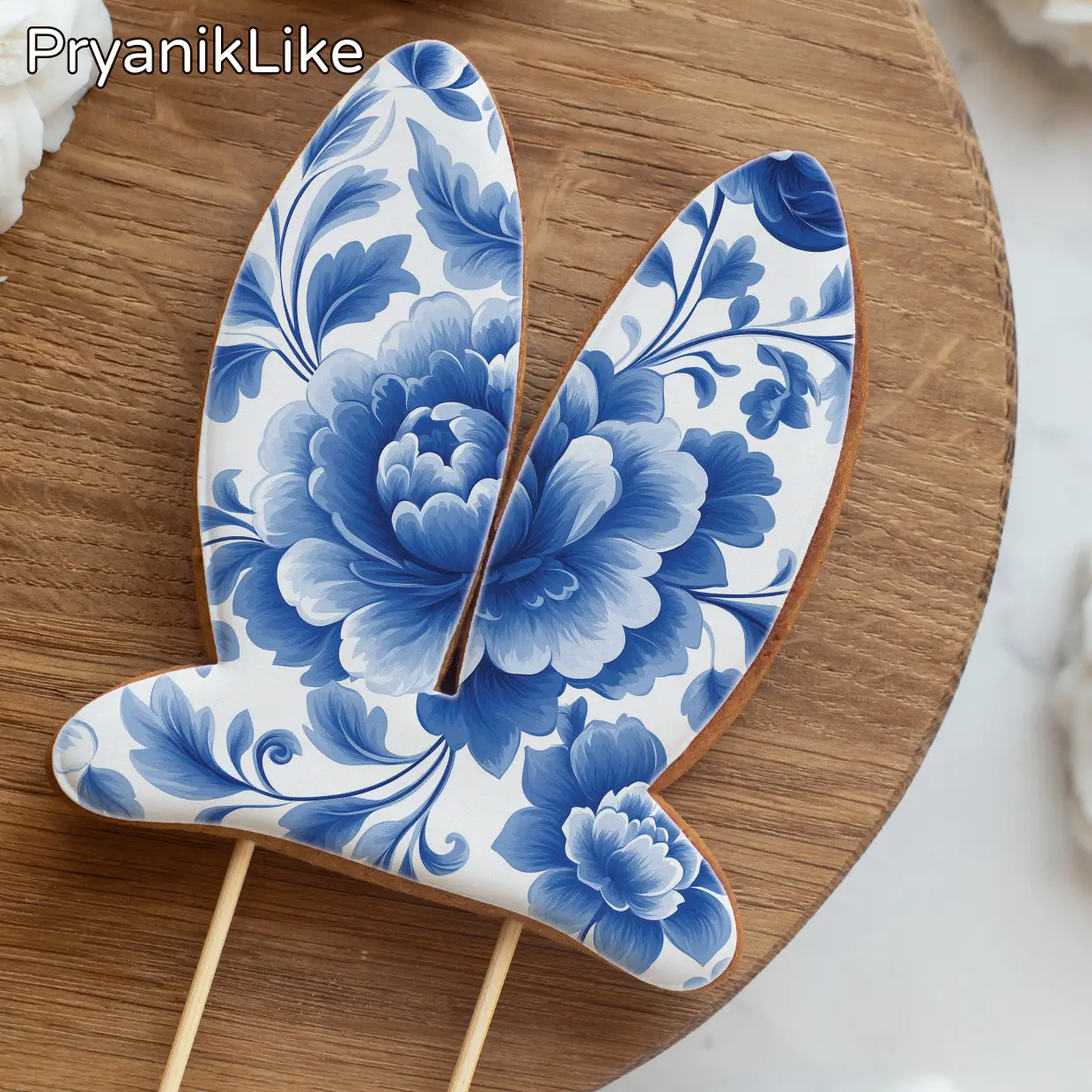 Ушки на пасху (паттерны и гжель)